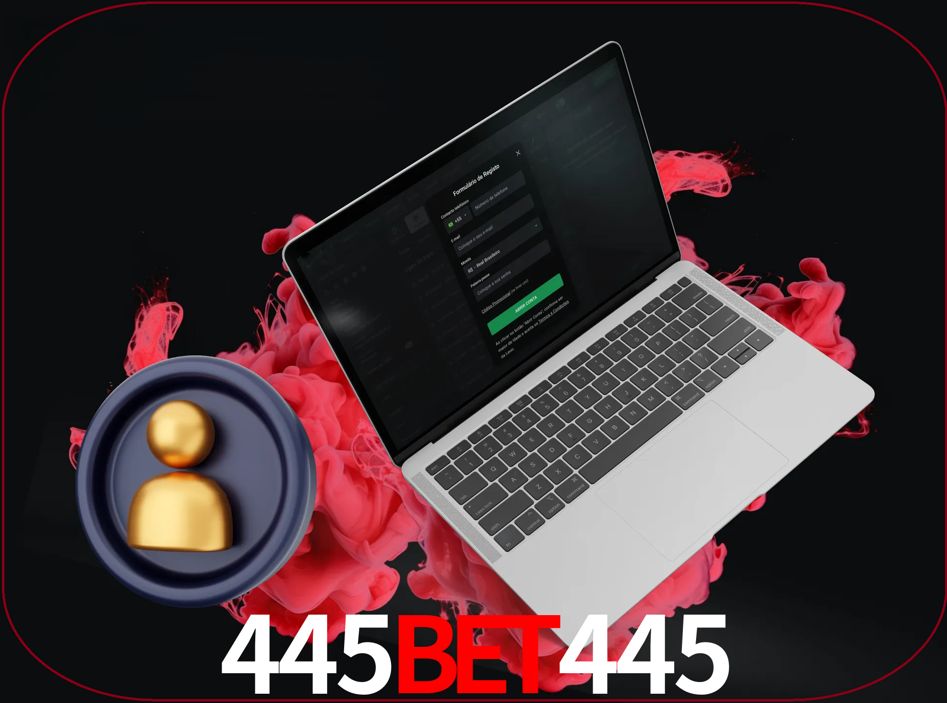 No cabeçalho do site 445BET445, clique no botão que o levará a um formulário especial onde terá de introduzir as suas informações actuais.