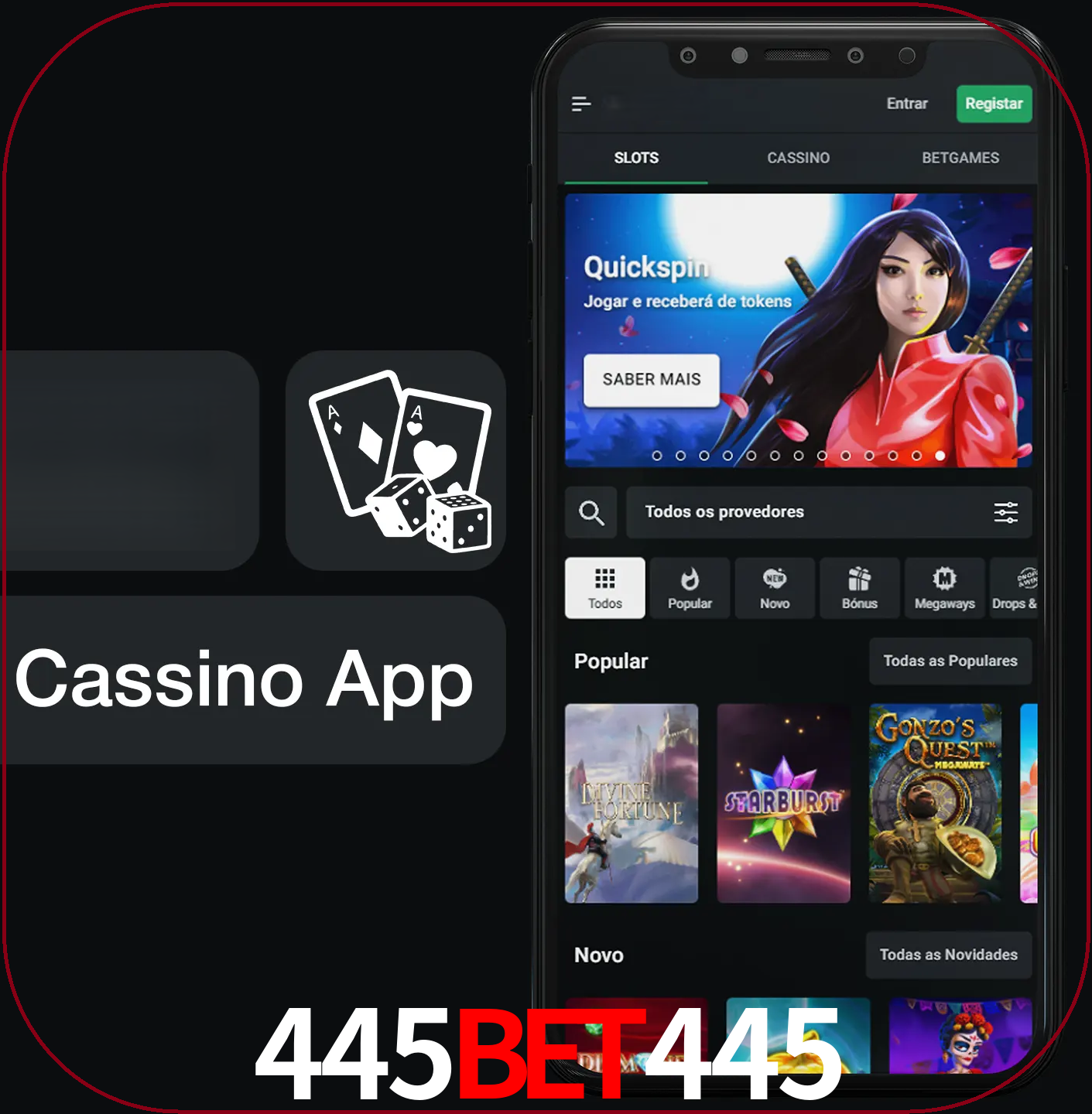 Jogue jogos de cassino e ganhe.