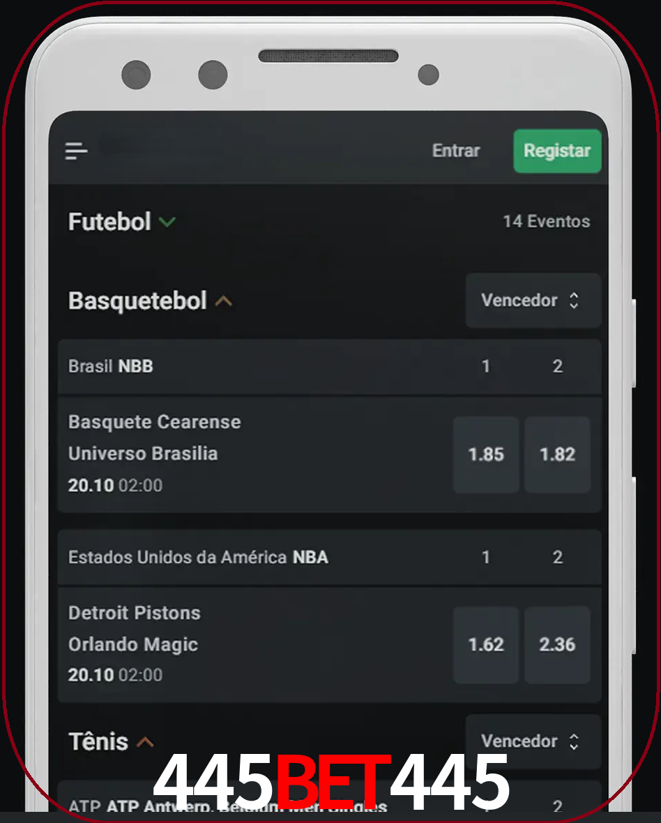 Aposte e assista aos esportes em formato ao vivo.