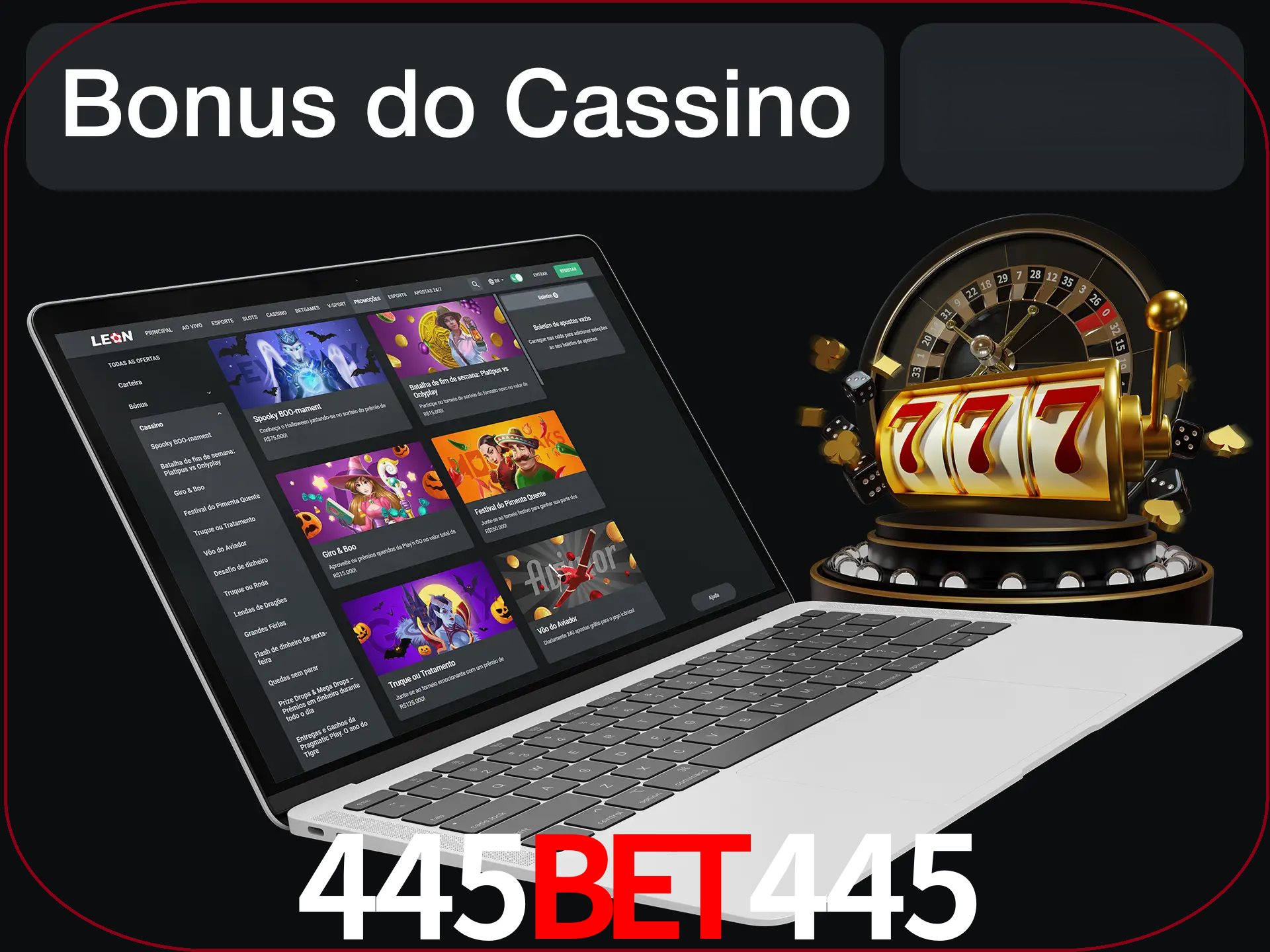 Use o bônus do cassino para começar melhor.