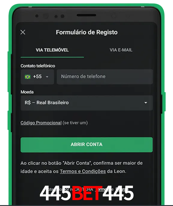 Cadastre-se em LeonBet seguindo passos simples.